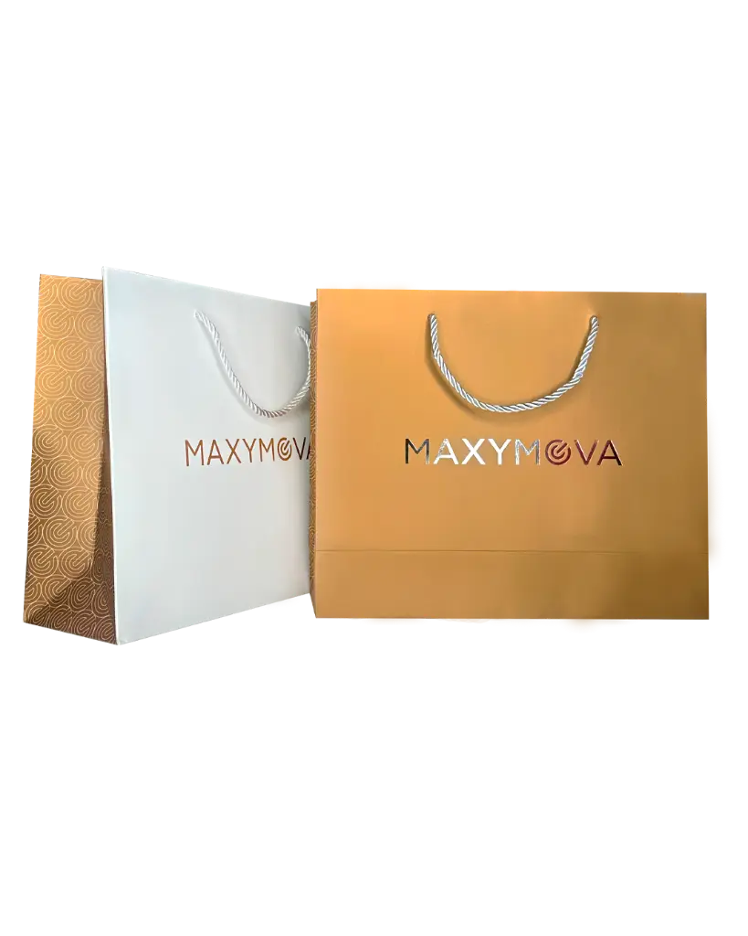 shopper bianca e bronzo.webp