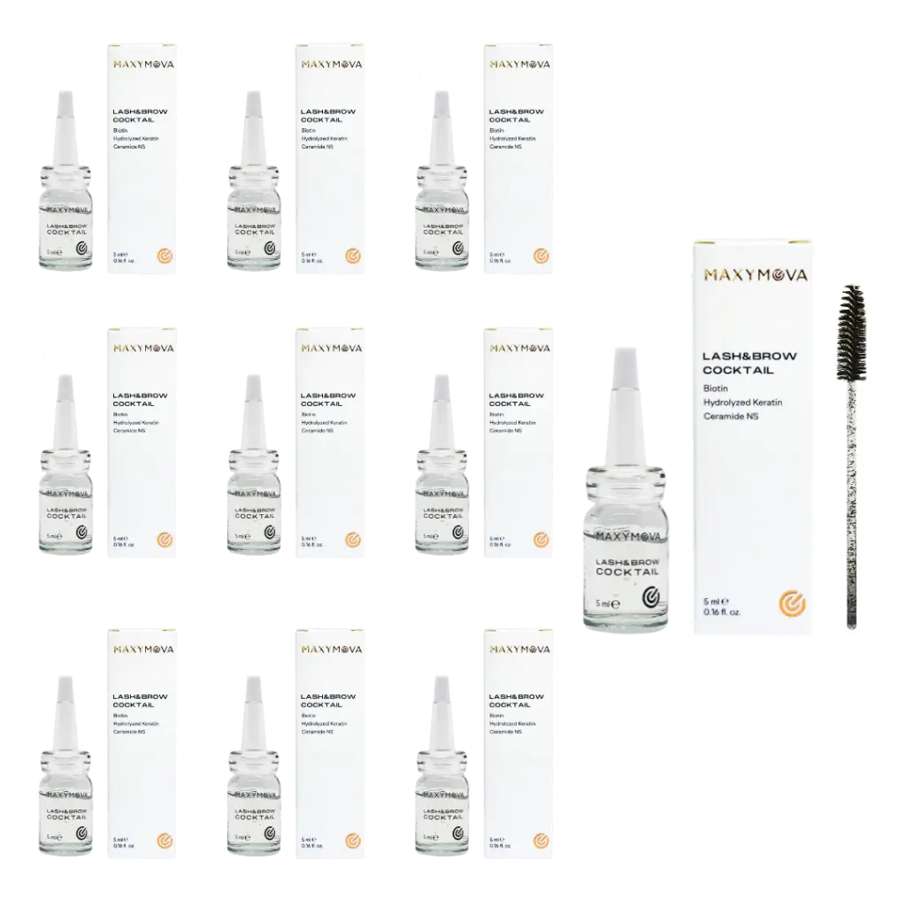 [M0160] Lash & Brow Cocktail 5ml set 10 pz - Siero dopo laminazione Aftecare