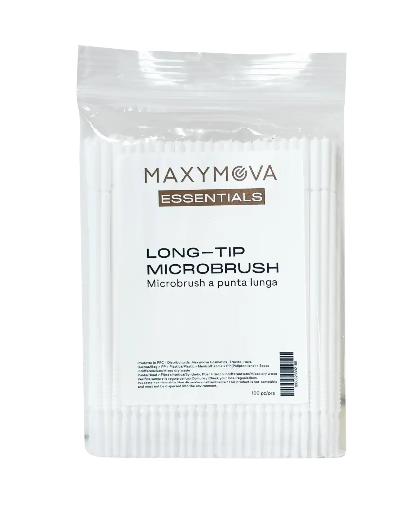 [M0010] Microbrush a Punta Lunga di Precisione MAXYMOVA – Confezione da 100 Pezzi