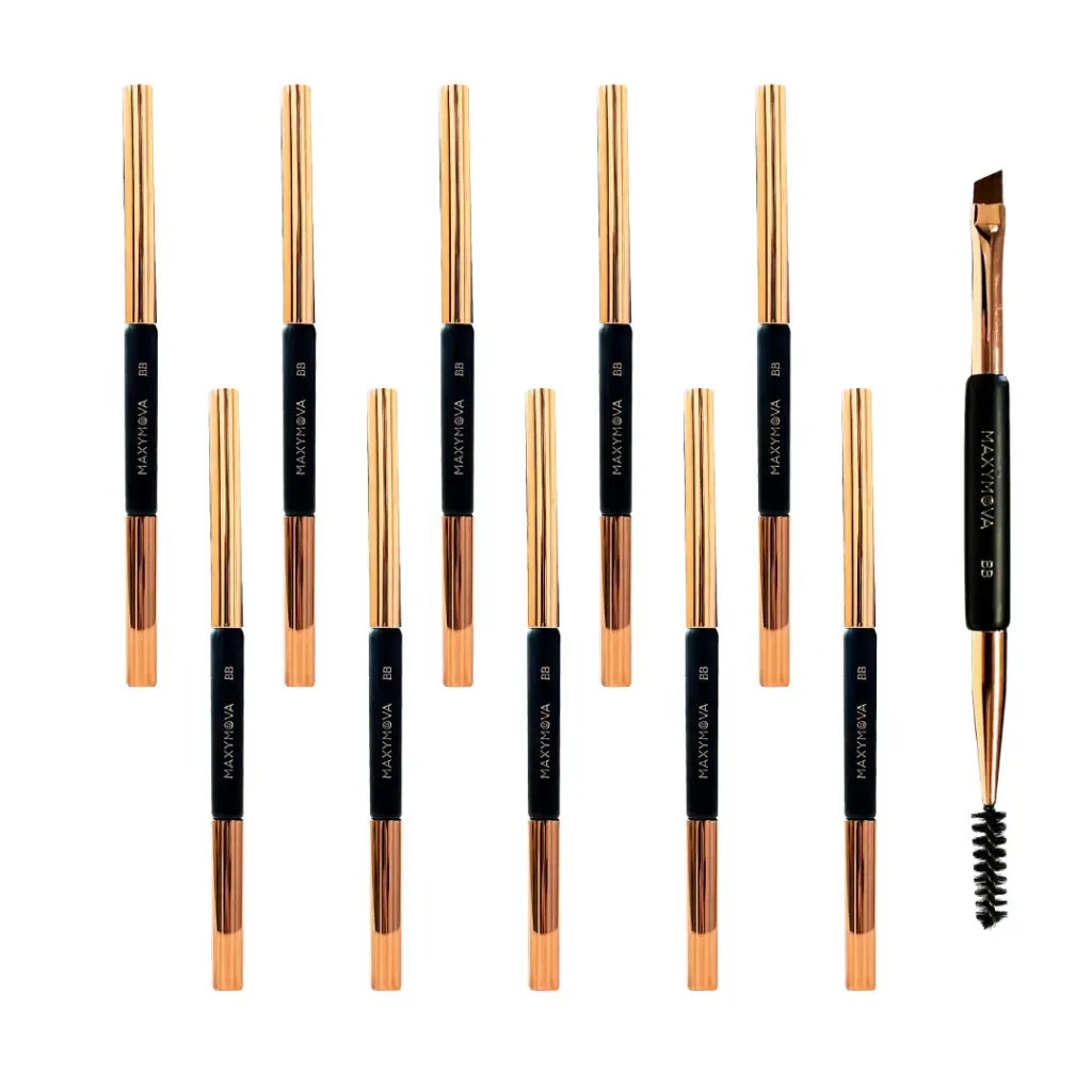 [M0266] Set MAXYMOVA BB Brow Brush 10 pz – Il Regalo Perfetto per le Tue Clienti