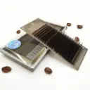 Ciglia extension Cacao Brown 99% marrone scuro effetto naturale - DLux Professional