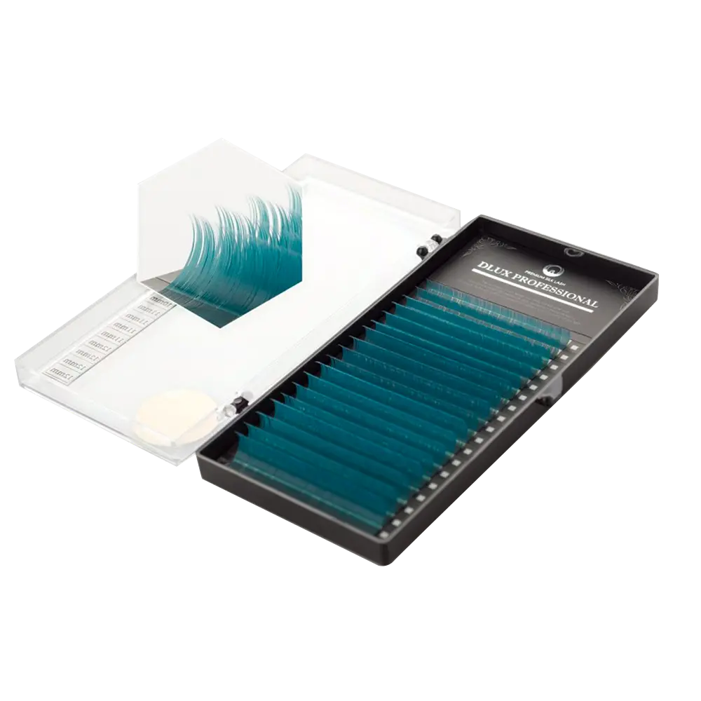 [D0507] Ciglia Premium Colorate Ocean Blue - DLux Professional