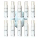 Mousse Idratante 150ml Set 10 pz - Per ciglia & viso con Aloe Vera Biologica, Estratto di Rosa di Gerico