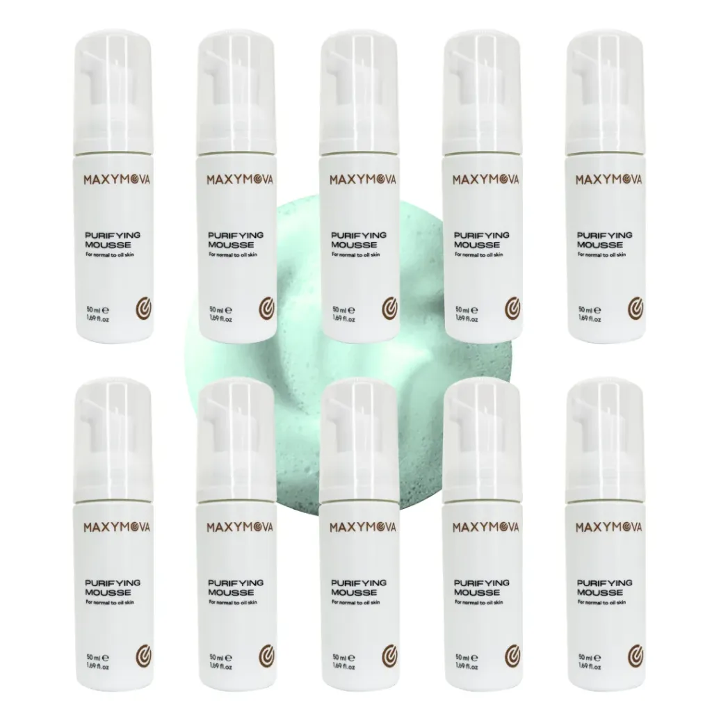 [M0117] Mousse Purificante 50ml Set 10 pz - Per ciglia & viso con Propoli ed Estratto di Oliva