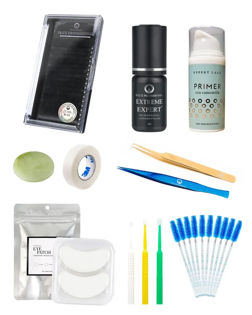[D0653] Kit Small per Extension Ciglia Classico 1 to 1 DLux Professional