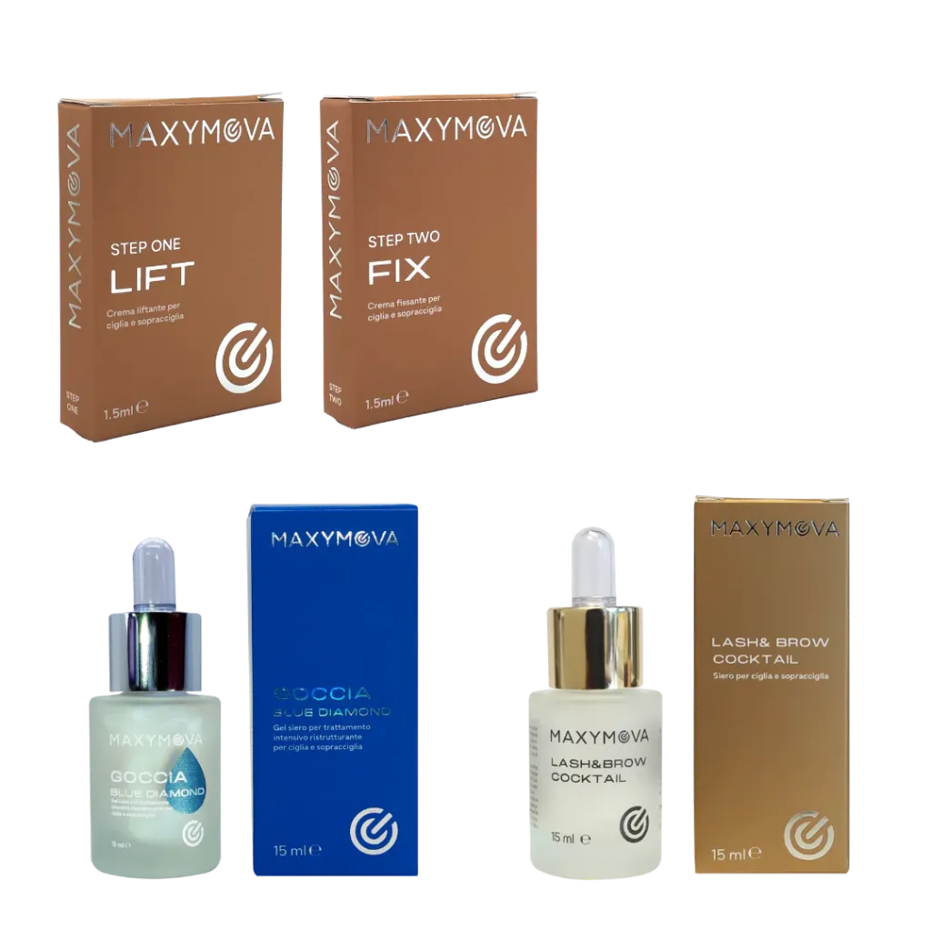 [M0041] Kit Lozioni in Bustine per Laminazione Ciglia e Sopracciglia - Scelta Ideale per Risultato Garantito (CLASSICA)