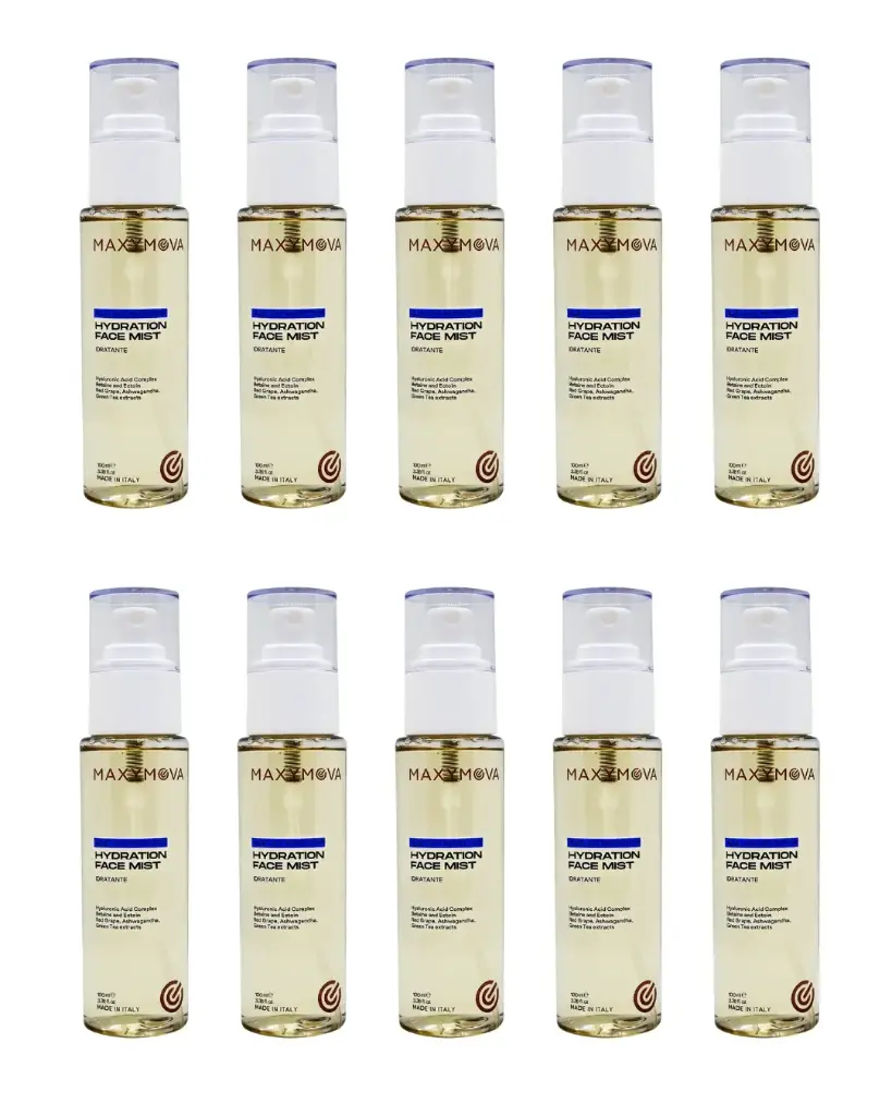 Hydration Face Mist set 10pz - Spray Idratante per il Viso - La Tua Barriera Quotidiana Contro la Luce Blu con Ashwagandha