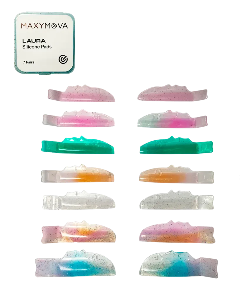 [M0359] Laura Bigodini in Silicone per Laminazione Ciglia – Curvatura LU 7 misure per un lifting ciglia perfetto