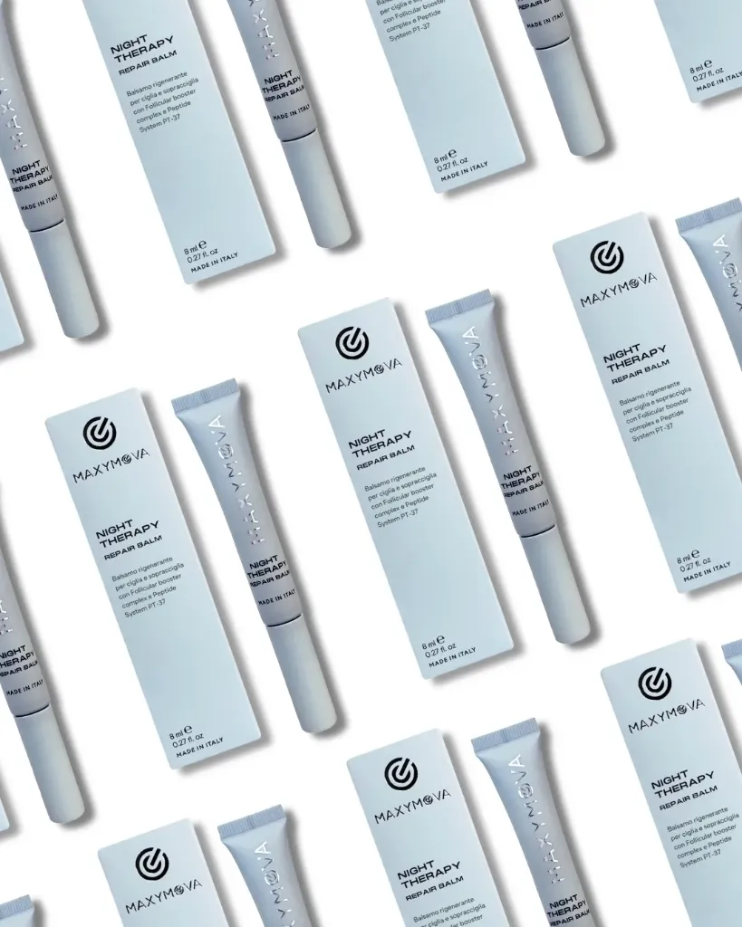 Night Therapy Repair Balm tubo 8ml set 10 pz - Balsamo riparatore ciglia e sopracciglia