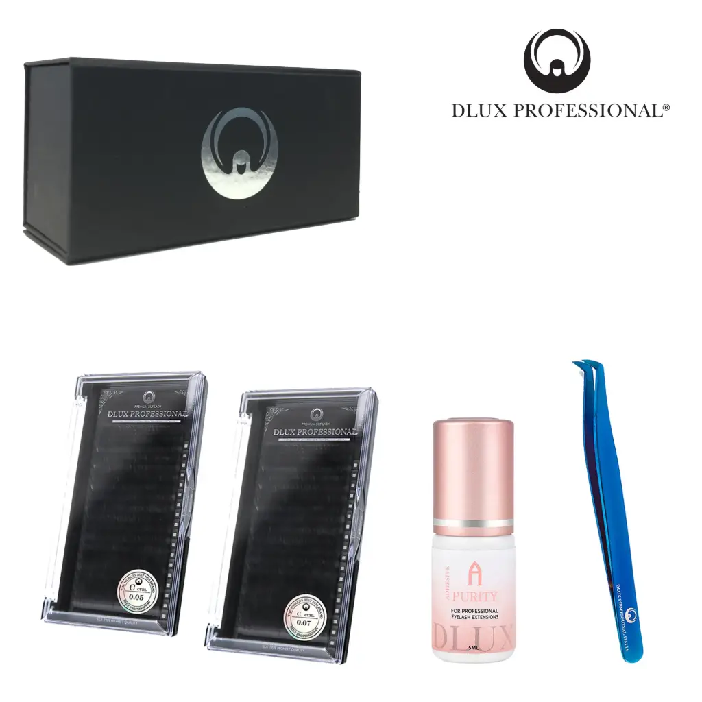 [C0091] Kit per corso Extension Ciglia Volume (solo con trainer DLux autorizzato) (STANDARD, ROMA)