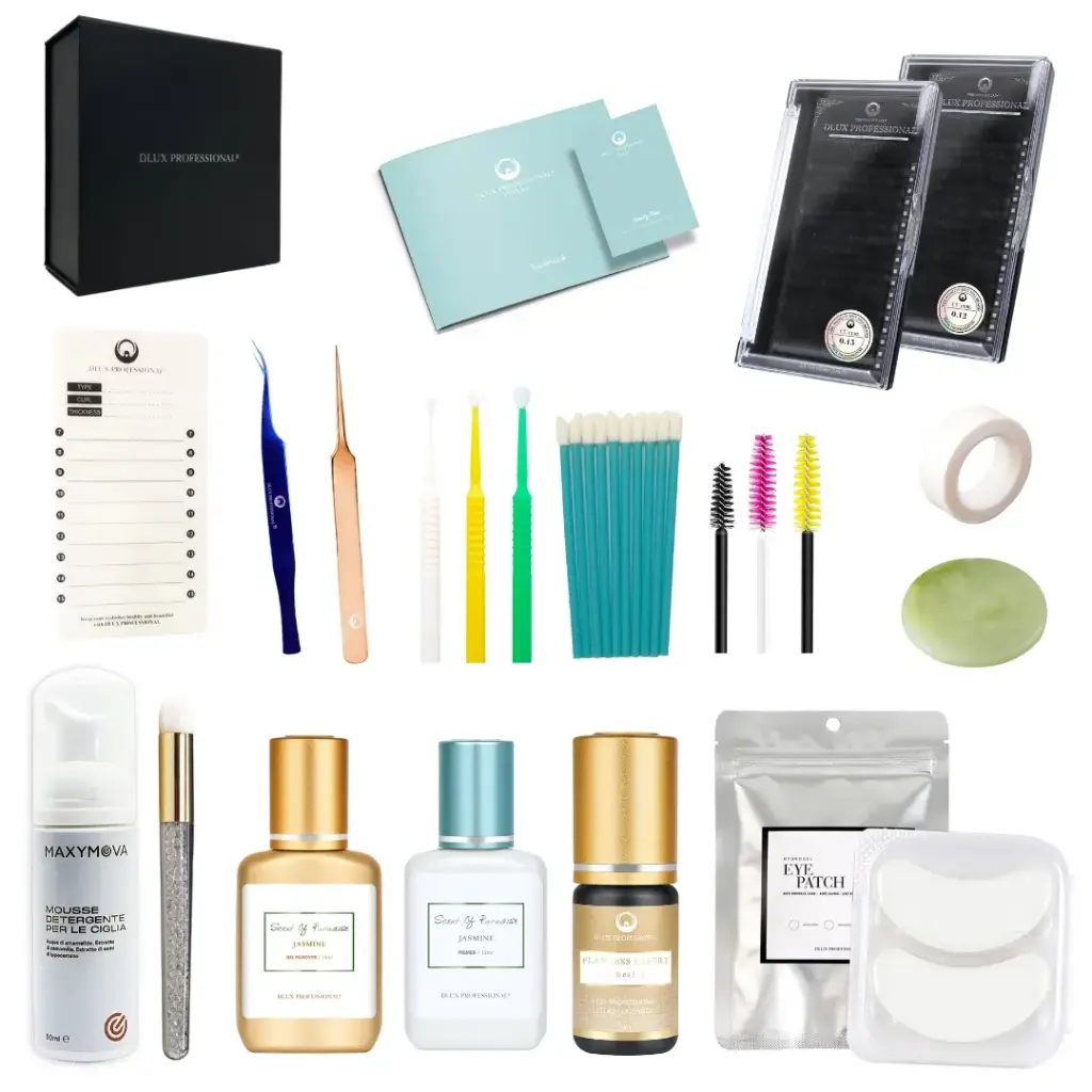[C0080] Kit per corso Extension ciglia 1:1 Classico (solo con trainer DLux autorizzato) (ROMA)