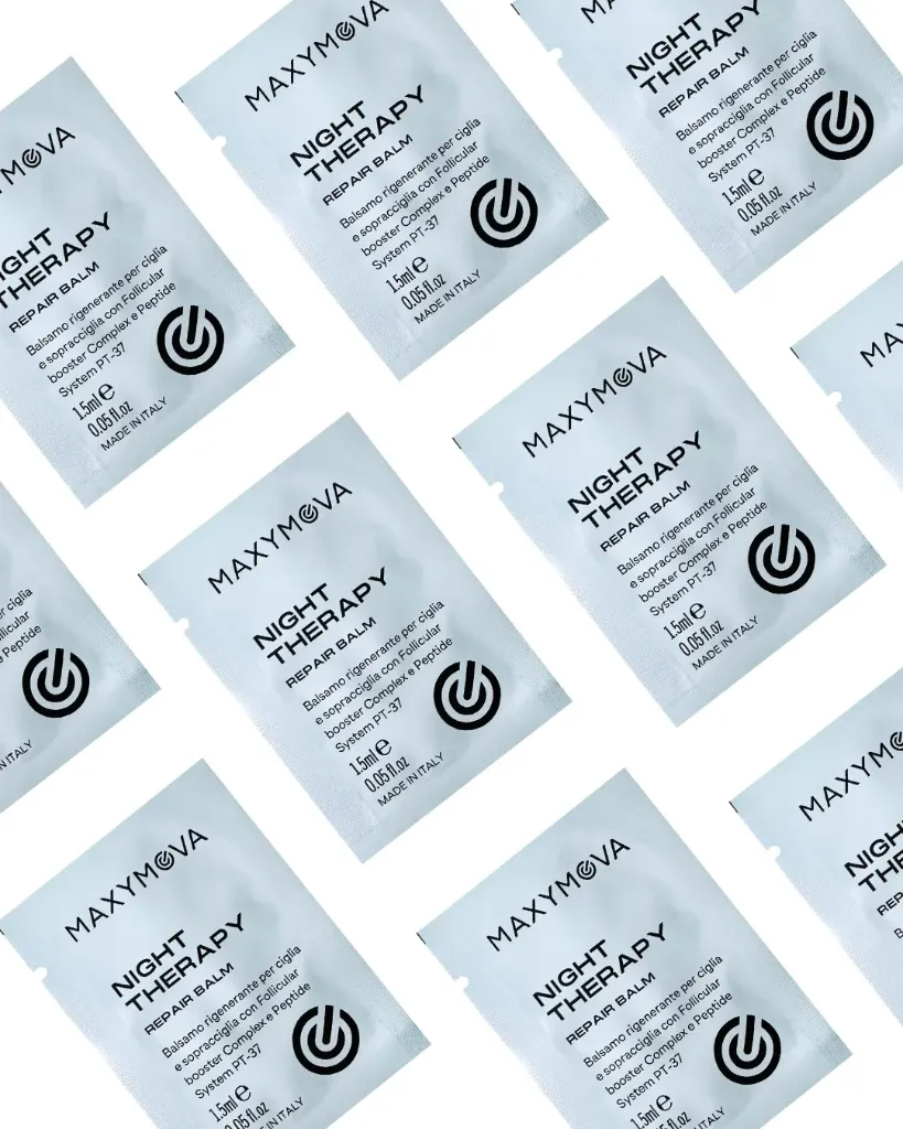 Night Therapy Repair Balmset 10 bustine 1,5ml  - Balsamo riparatore ciglia e sopracciglia