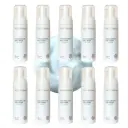 Mousse Idratante 50ml Set 10 pz - Per ciglia & viso con Aloe Vera Biologica, Estratto di Rosa di Gerico