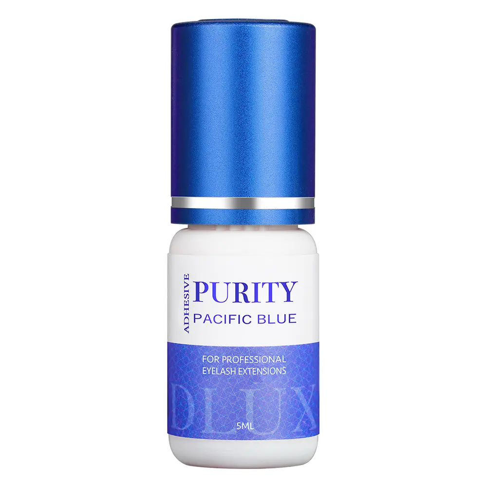 [D0561] Colla per extension ciglia Purity Pacific Blu 5ml - 0,5-1 sec, Blu - DLux Professional